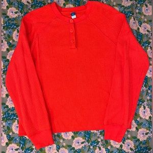 Old Navy Coral Crop Cardigan